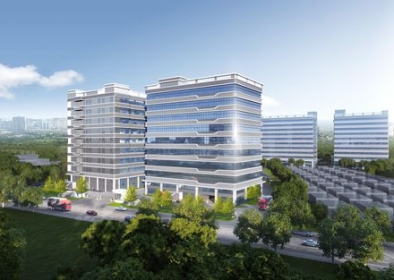 k8凯发全资子公司宽普科技新基地荣耀封顶，开启科技产业发展新篇章！